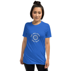 Melanin-Blessed - Short-Sleeve Unisex T-Shirt – The Melanin Spectrum - White Logo