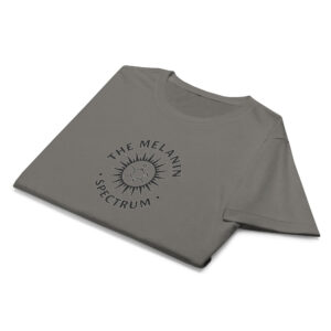 Melanin-Blessed - Women’s basic softstyle t-shirt – The Melanin Spectrum - Black Logo
