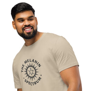 Melanin-Gifted - Unisex organic mid-light t-shirt - The Melanin Spectrum